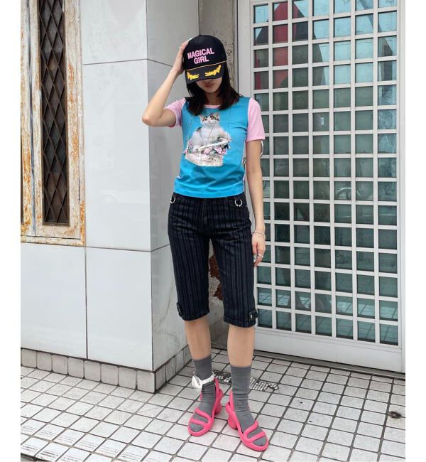 Oriens JOURNAL STANDARD「【Ashley Williams】 BABY TEE（ブルー）」|Tシャツ・カットソー|