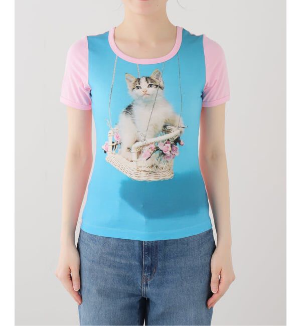 Oriens JOURNAL STANDARD「【Ashley Williams】 BABY TEE（ブルー）」|Tシャツ・カットソー|