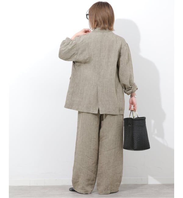 JOURNAL STANDARD relume「ベルギーリネンテーラードダブルジャケット」|テーラードジャケット|