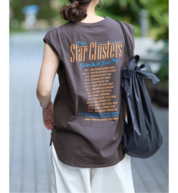 JOURNAL STANDARD「JS FES VINTAGE スリーブレスTシャツ」|Tシャツ・カットソー|ブラック A