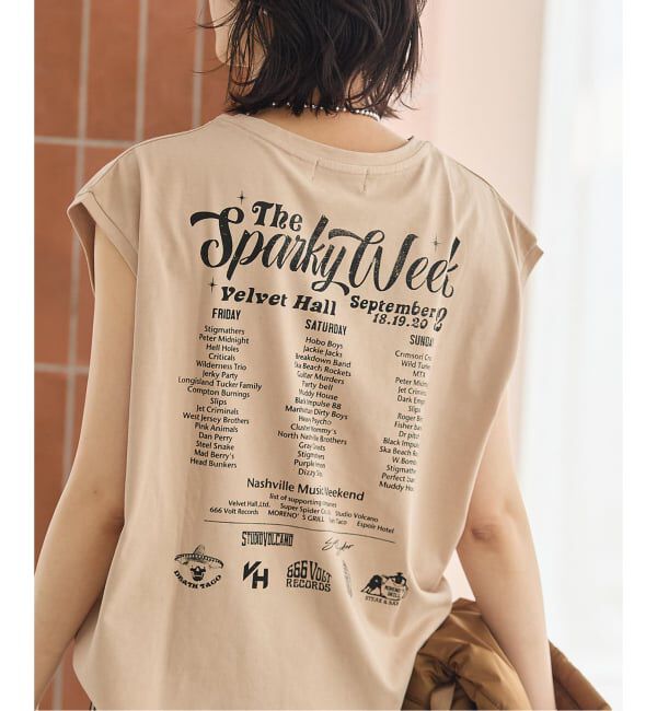 JOURNAL STANDARD「JS FES VINTAGE スリーブレスTシャツ」|Tシャツ・カットソー|
