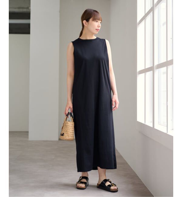 U by SPICK&SPAN「ショルダータックロングワンピース」|ワンピース|