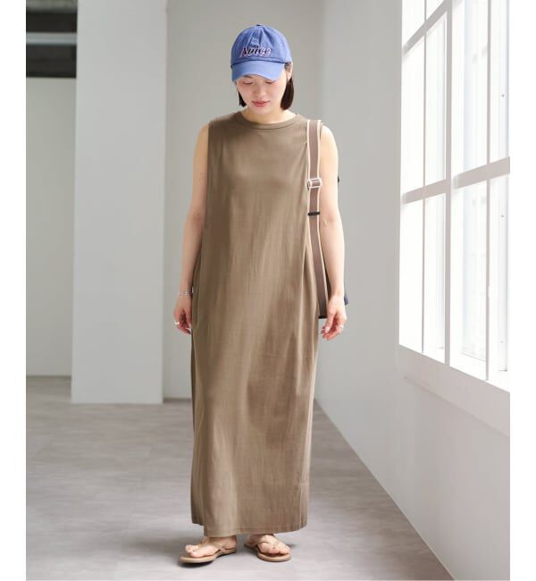 U by SPICK&SPAN「ショルダータックロングワンピース」|ワンピース|
