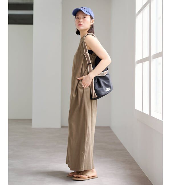 U by SPICK&SPAN「ショルダータックロングワンピース」|ワンピース|