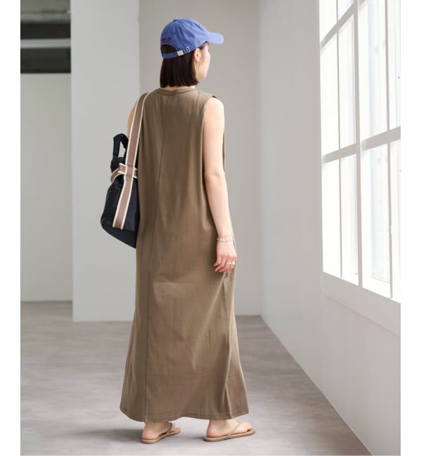 U by SPICK&SPAN「ショルダータックロングワンピース」|ワンピース|