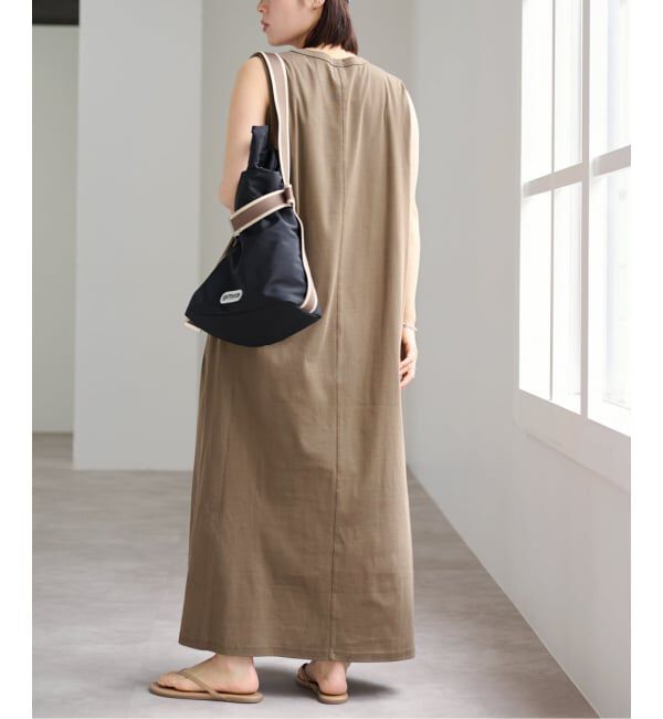 U by SPICK&SPAN「ショルダータックロングワンピース」|ワンピース|