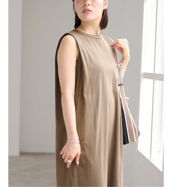 U by SPICK&SPAN「ショルダータックロングワンピース」|ワンピース|