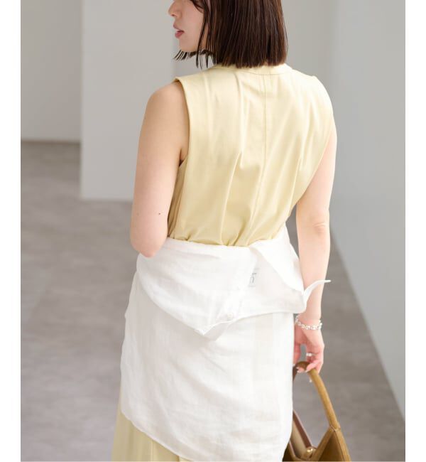 U by SPICK&SPAN「ショルダータックロングワンピース」|ワンピース|