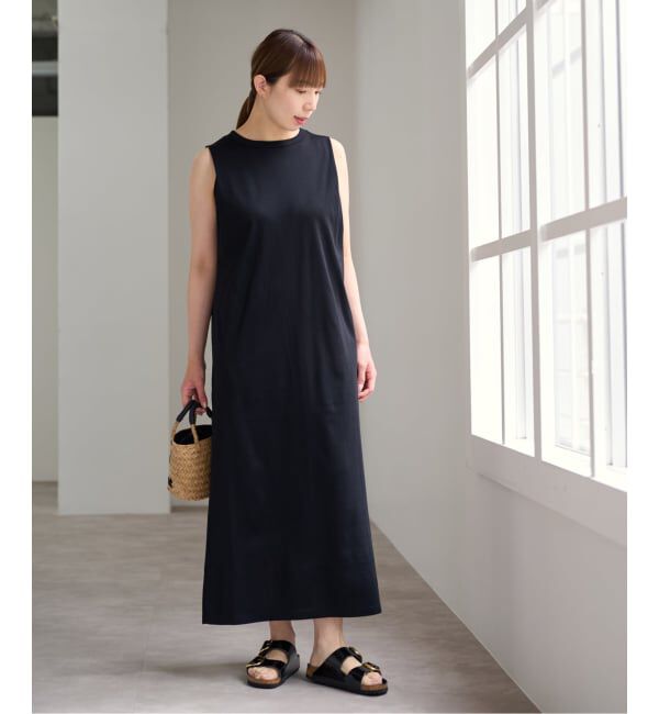U by SPICK&SPAN「ショルダータックロングワンピース」|ワンピース|