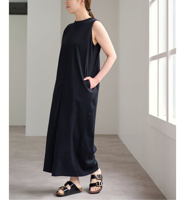 U by SPICK&SPAN「ショルダータックロングワンピース」|ワンピース|
