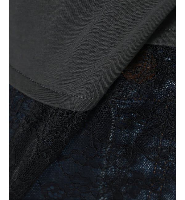 Spick and Span「《追加予約》レースドッキングレイヤードプルオーバー」|Tシャツ・カットソー|