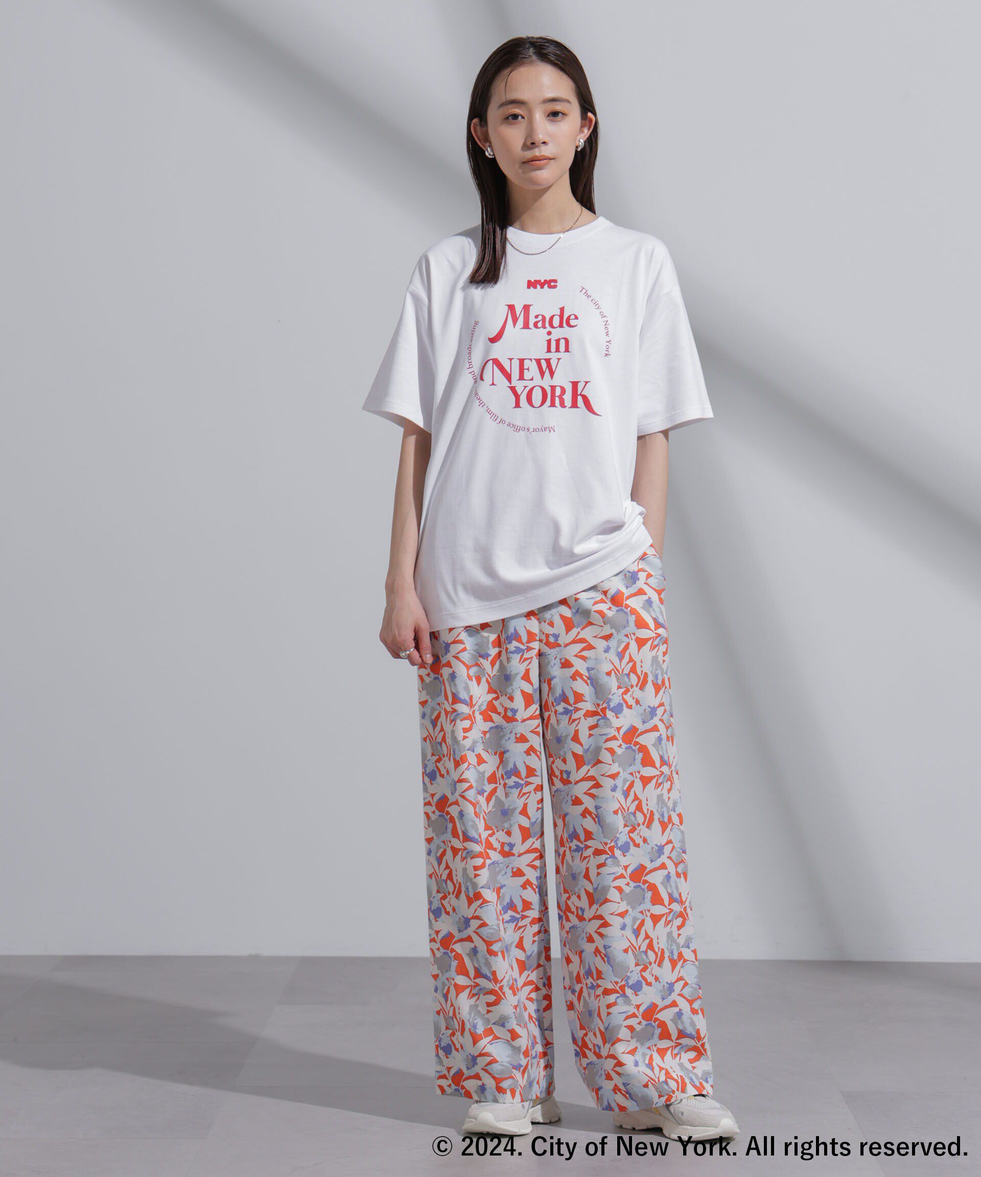 NANO universe「GOOD ROCK SPEED&times;Anti Soaked(R) 汗染み防止 NYC Tシャツ」|Tシャツ・カットソー|