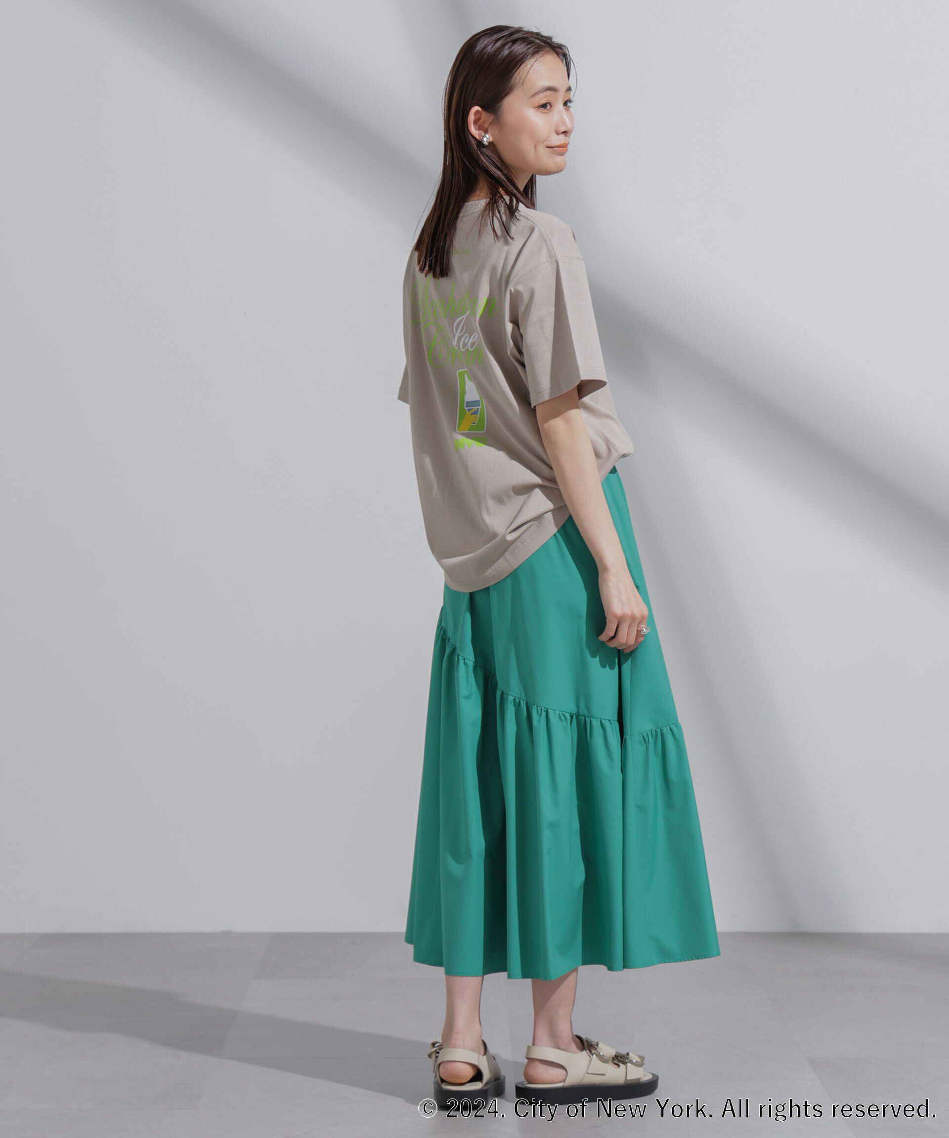 NANO universe「GOOD ROCK SPEED&times;Anti Soaked(R) 汗染み防止 NYC Tシャツ」|Tシャツ・カットソー|