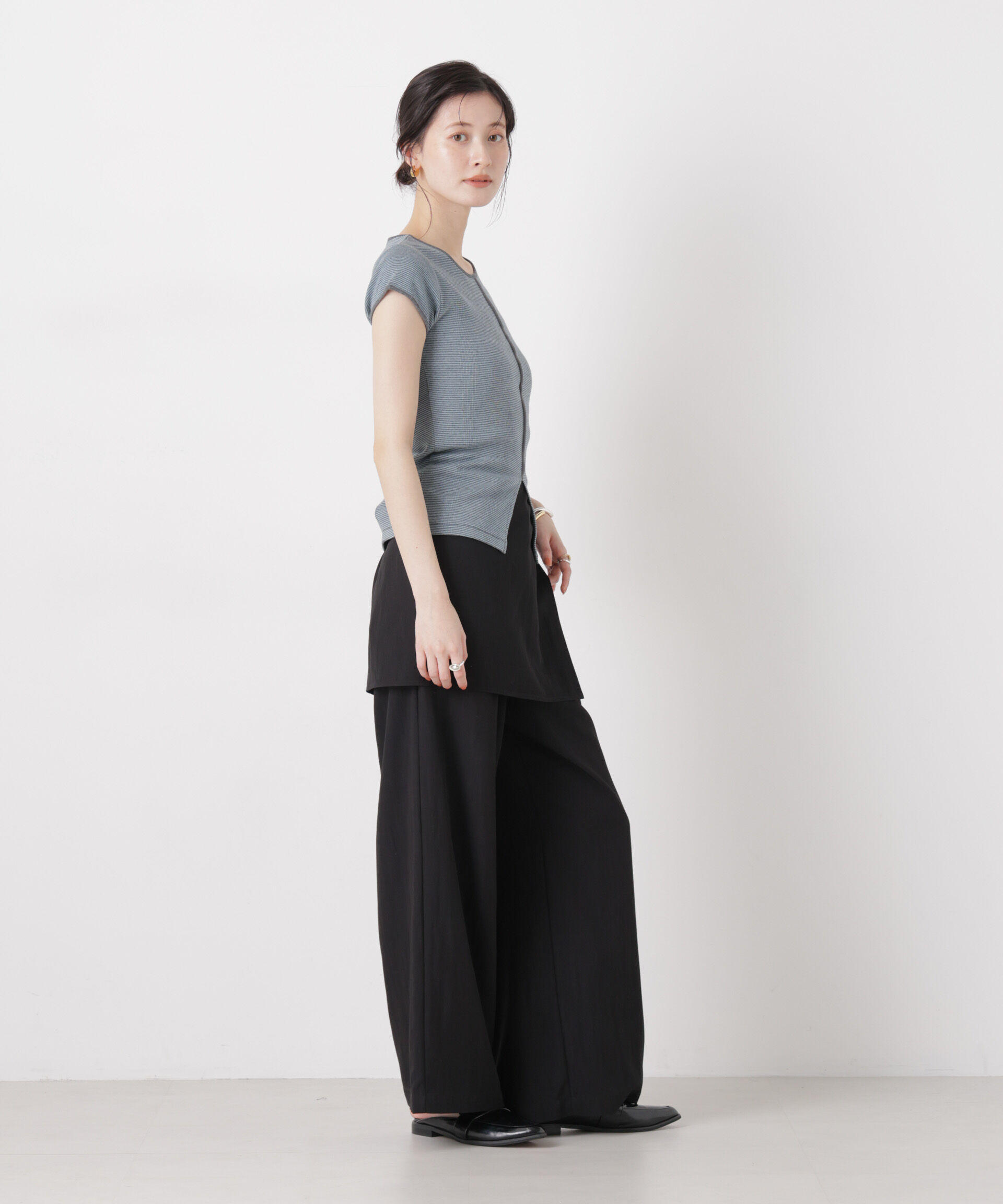 NANO universe「Robert P. Miller/Prib Slit S/S tee」|Tシャツ・カットソー|
