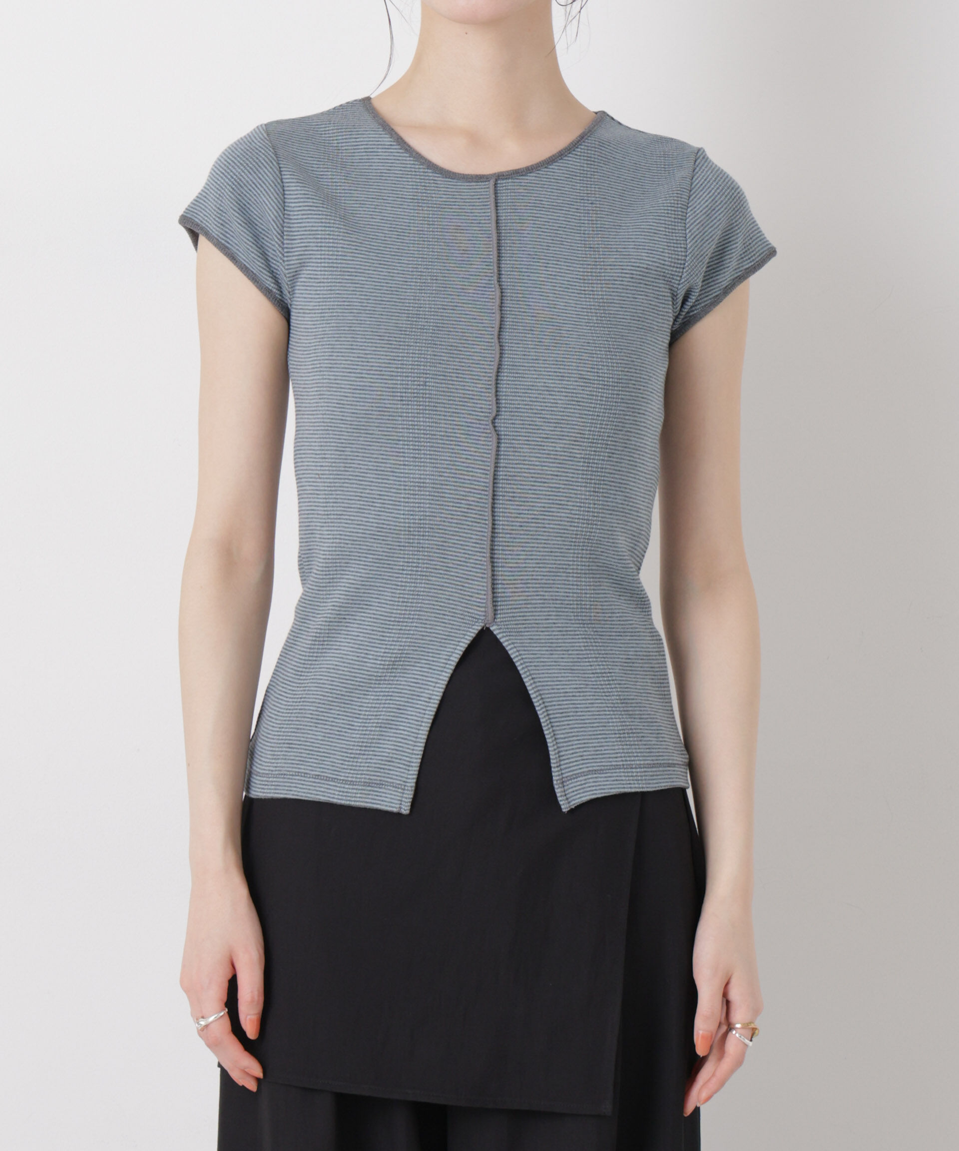 NANO universe「Robert P. Miller/Prib Slit S/S tee」|Tシャツ・カットソー|