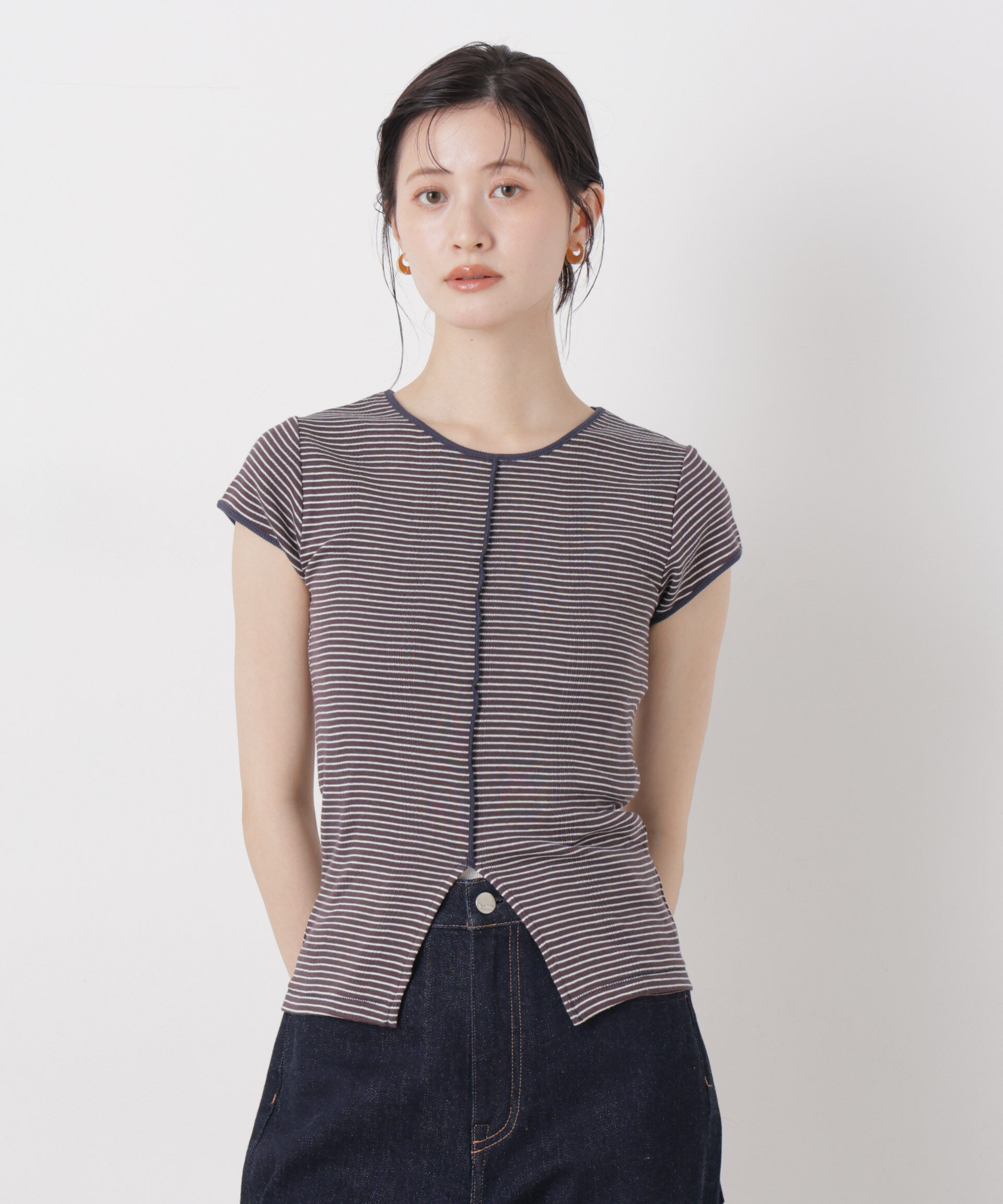NANO universe「Robert P. Miller/Prib Slit S/S tee」|Tシャツ・カットソー|