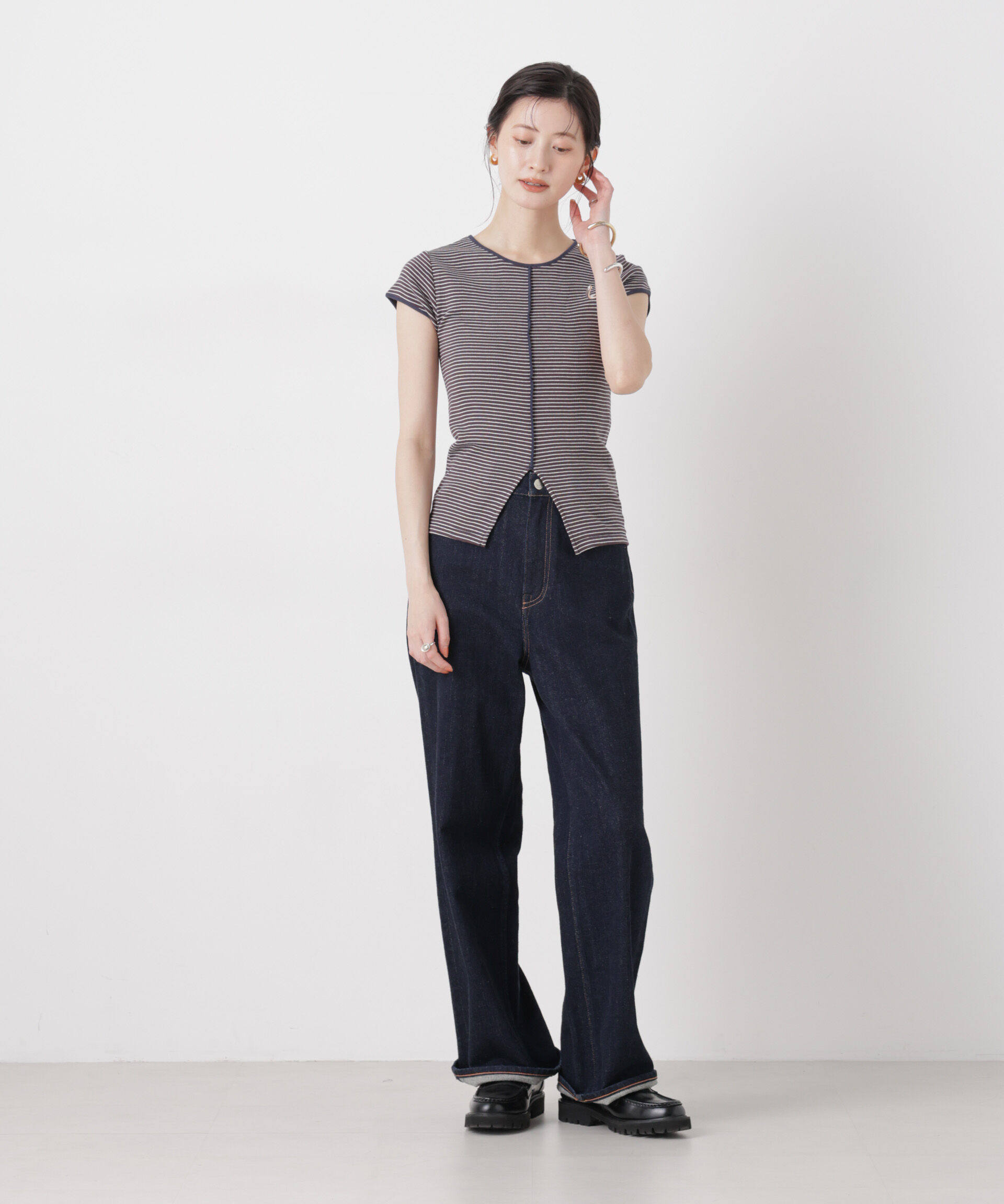NANO universe「Robert P. Miller/Prib Slit S/S tee」|Tシャツ・カットソー|