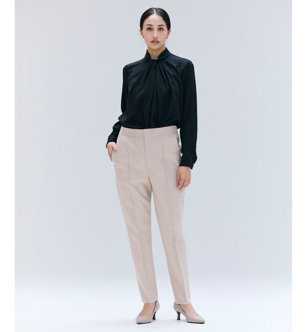 BEIGE,「【Lsize・セットアップ対応】CORBY / ウールピンタックバックサイドゴムパンツ」|その他|