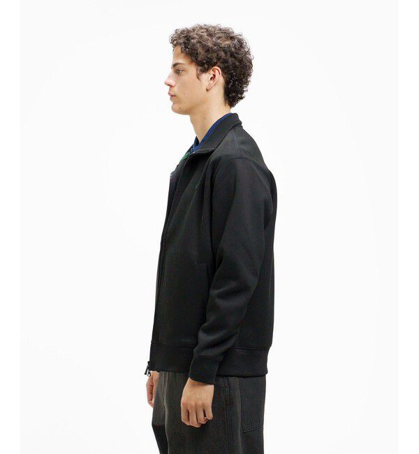 LACOSTE「鹿の子ダブルジップ ハイネック ドライバーズニット」|カーディガン|