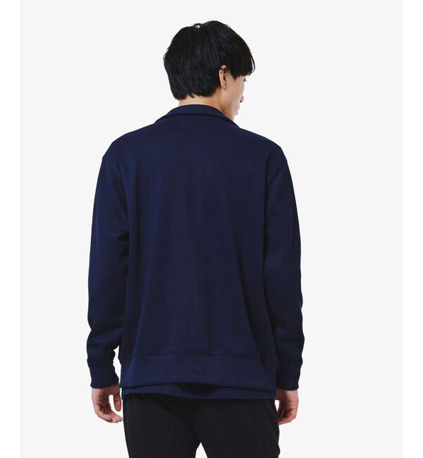 LACOSTE「鹿の子ダブルジップ ハイネック ドライバーズニット」|カーディガン|