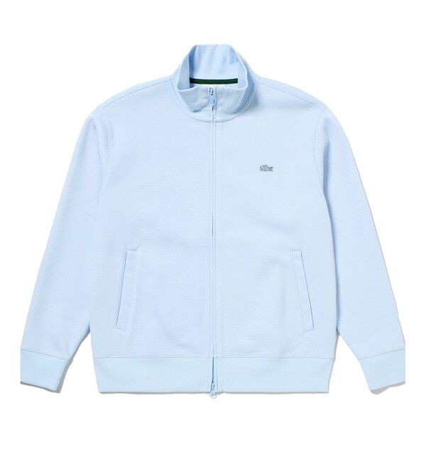 LACOSTE「鹿の子ダブルジップ ハイネック ドライバーズニット」|カーディガン|