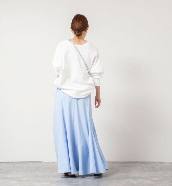 NOLLEY'S「【WEB限定】ウォッシャブルヴィンテージタフタマチ入りマキシスカート」|スカート|