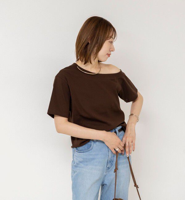 NOLLEY'S sophi「【PROTAGONISTA/プロタゴニスタ】オフショル2WAYTee」|Tシャツ・カットソー|