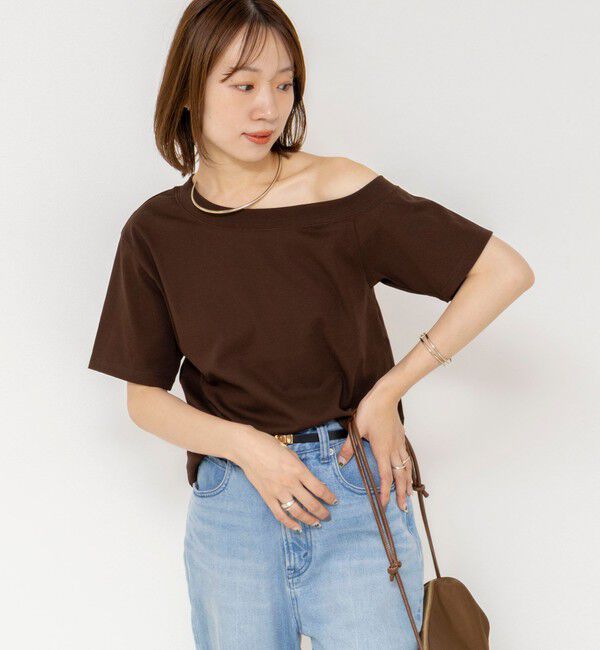 NOLLEY'S sophi「【PROTAGONISTA/プロタゴニスタ】オフショル2WAYTee」|Tシャツ・カットソー|