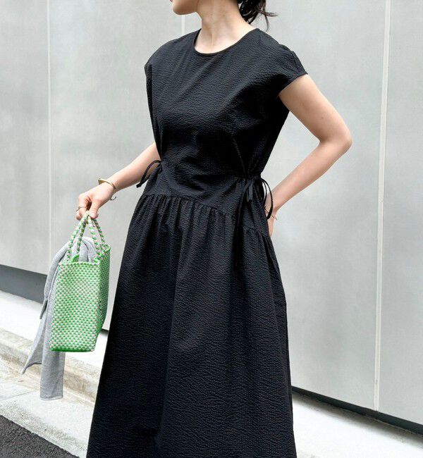 fredy emue「コットンリップルサイドドロストワンピース」|ワンピース|