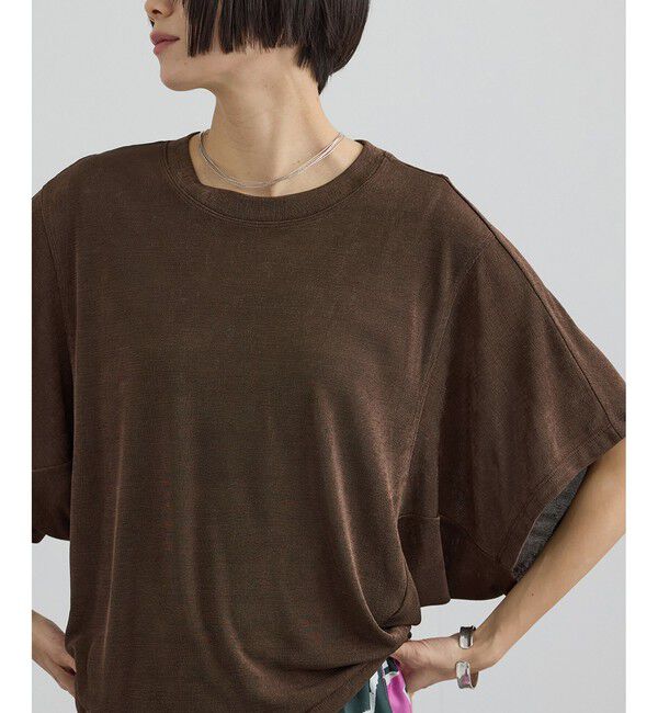 SALON adam et rope'「【WEB限定】ジービルニュアンスTシャツ」|Tシャツ・カットソー|