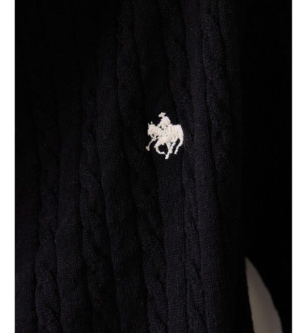 VIS「【POLO BCS】VIS別注ケーブルドレープトップス」|ニット・セーター|
