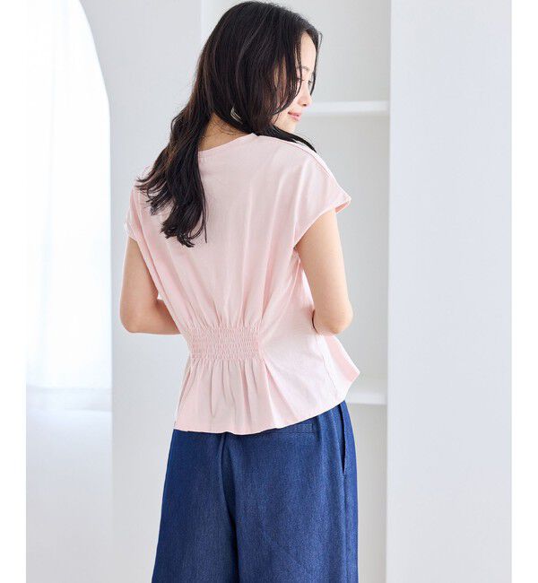 VIS「ウエストタックデザインTシャツ」|Tシャツ・カットソー|