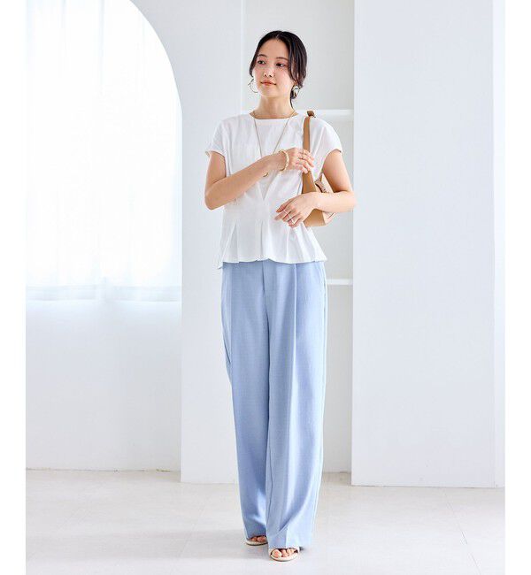 VIS「ウエストタックデザインTシャツ」|Tシャツ・カットソー|