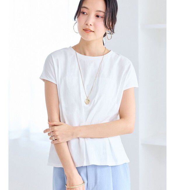 VIS「ウエストタックデザインTシャツ」|Tシャツ・カットソー|