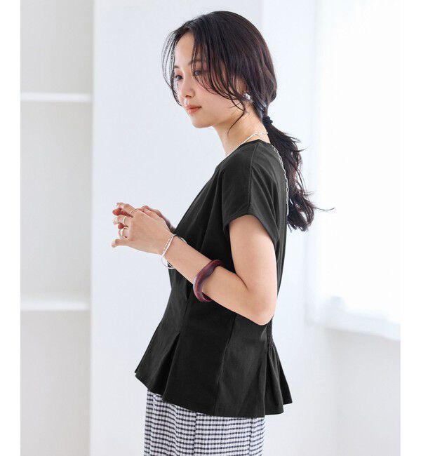 VIS「ウエストタックデザインTシャツ」|Tシャツ・カットソー|