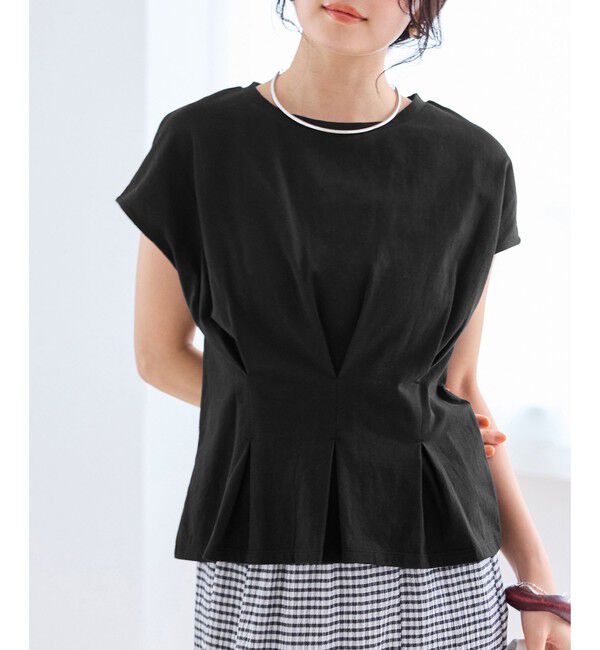 VIS「ウエストタックデザインTシャツ」|Tシャツ・カットソー|