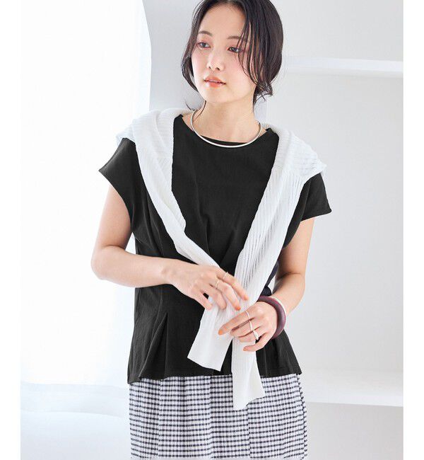 VIS「ウエストタックデザインTシャツ」|Tシャツ・カットソー|