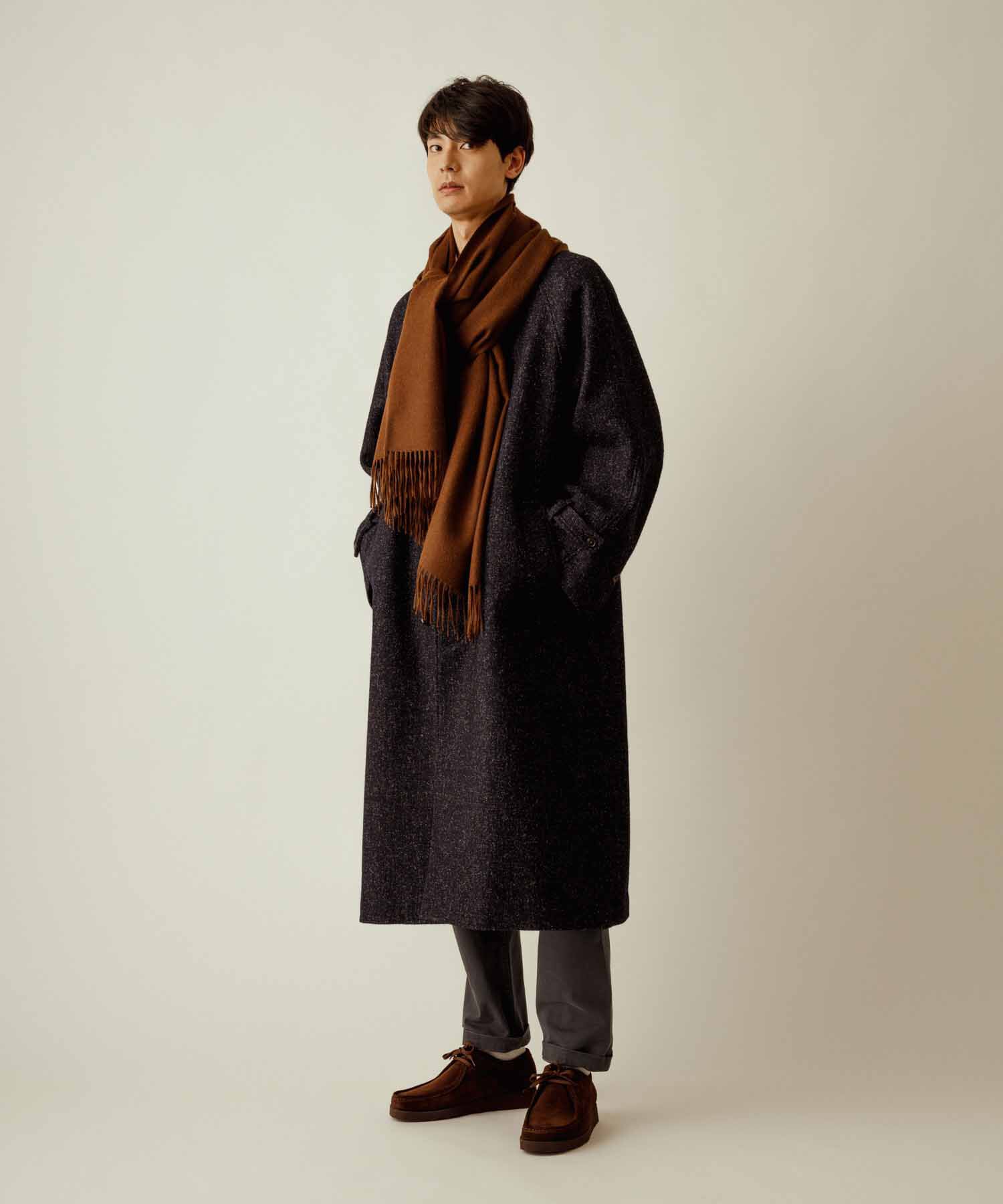 ADAM ET ROPE'「【THE INOUE BROTHERS together with ADAM ET ROPE'】大判ストール / UNISEX」|マフラー|