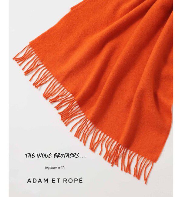 ADAM ET ROPE'「INOUE EX BRUSHED SCARF」|マフラー|