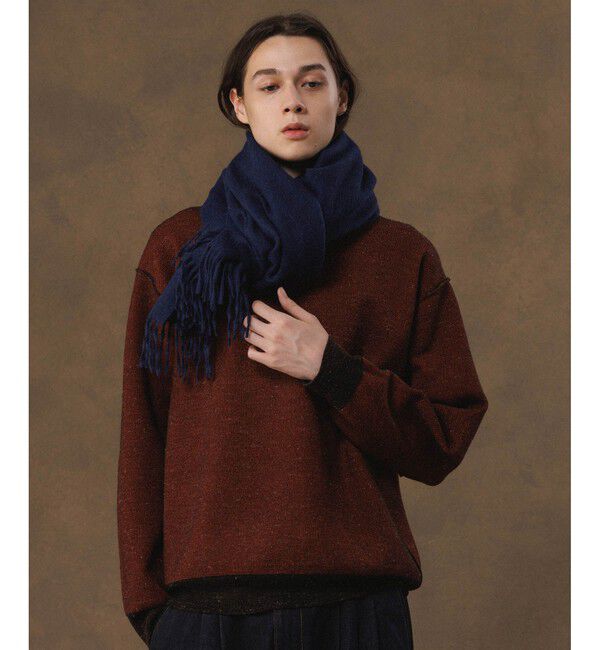 ADAM ET ROPE'「INOUE EX BRUSHED SCARF」|マフラー|