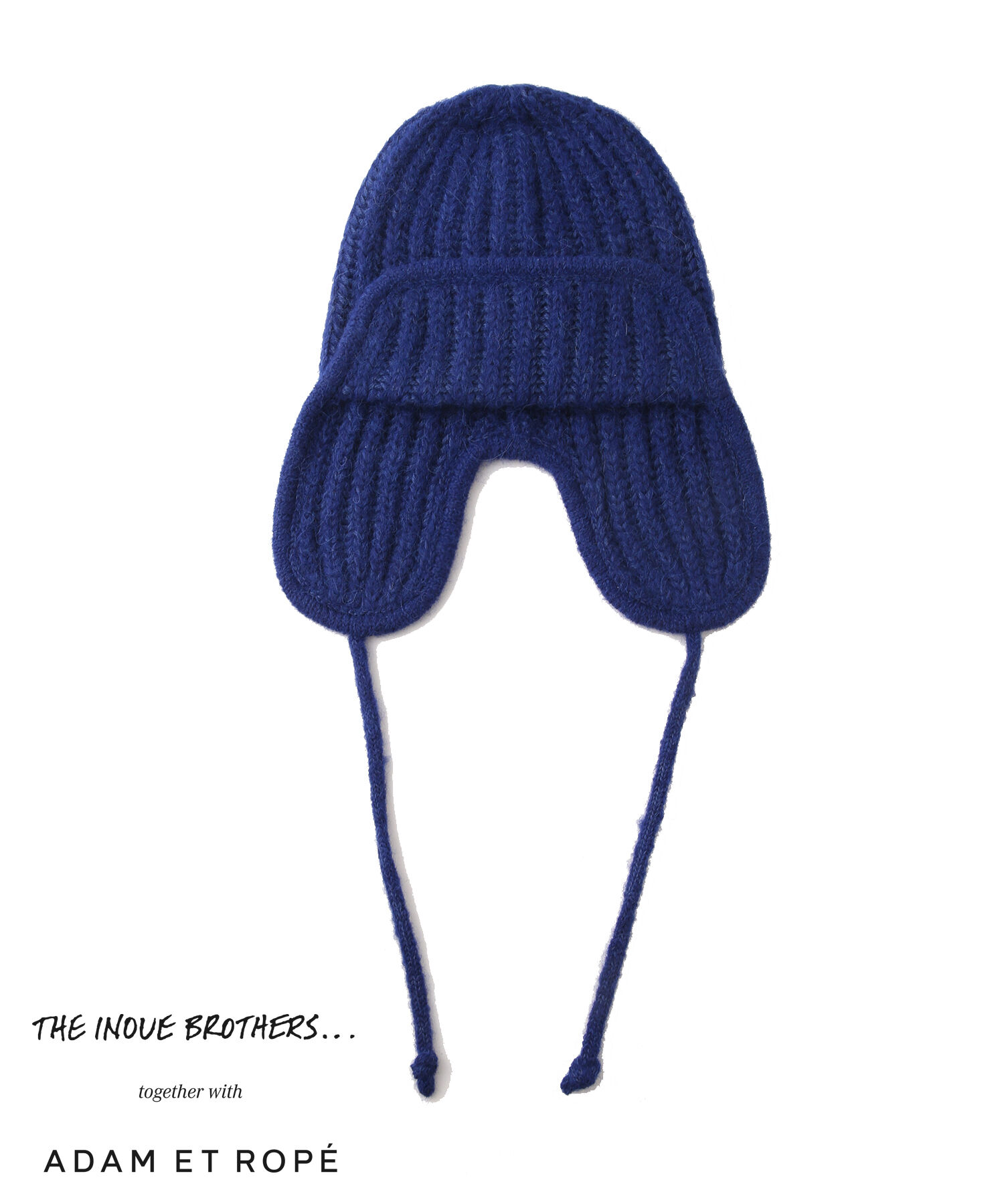 ADAM ET ROPE'「【THE INOUE BROTHERS together with ADAM ET ROPE'】EARMUFF RIB HAT / UNISEX」|ニット帽|