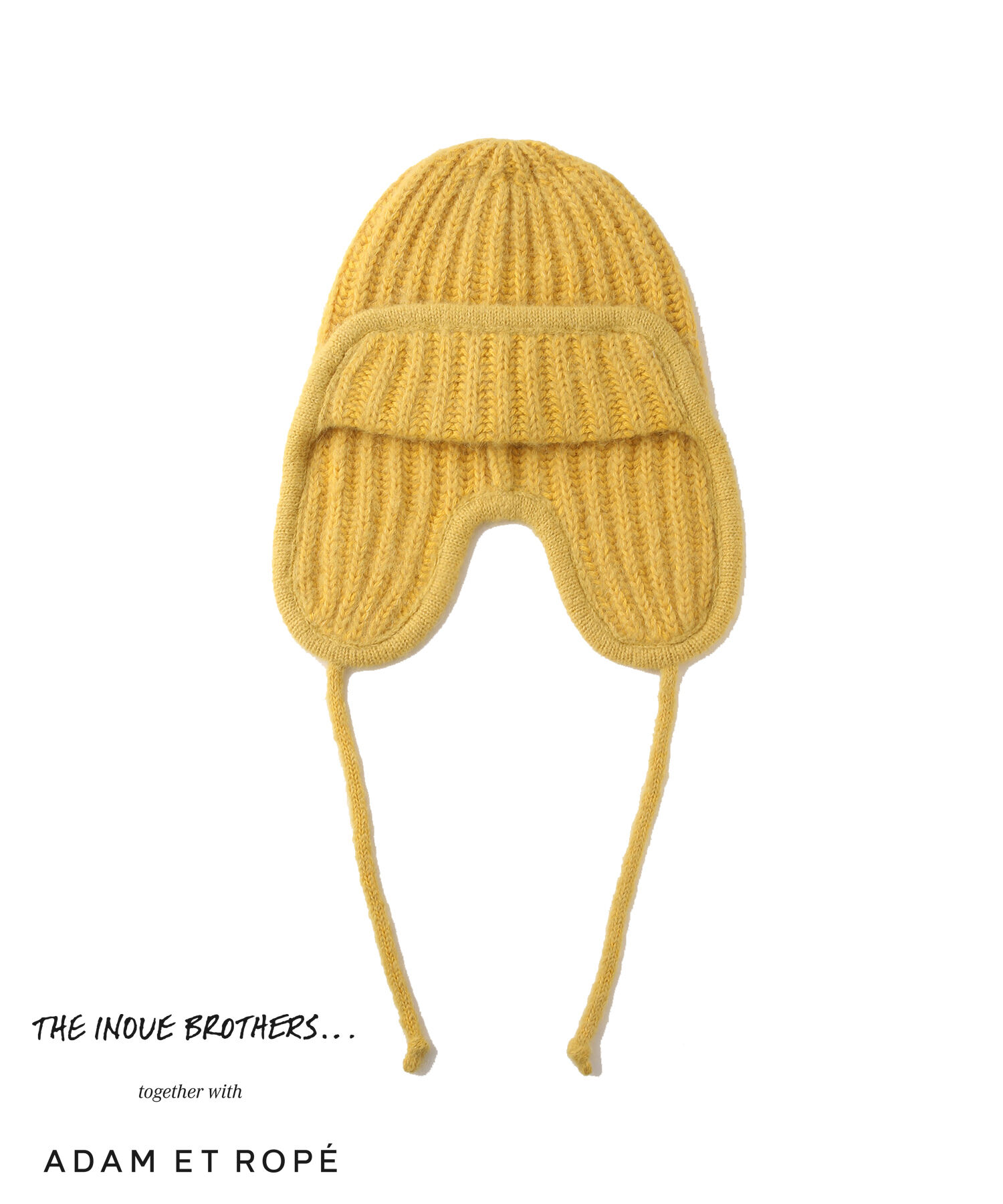 ADAM ET ROPE'「【THE INOUE BROTHERS together with ADAM ET ROPE'】EARMUFF RIB HAT / UNISEX」|ニット帽|