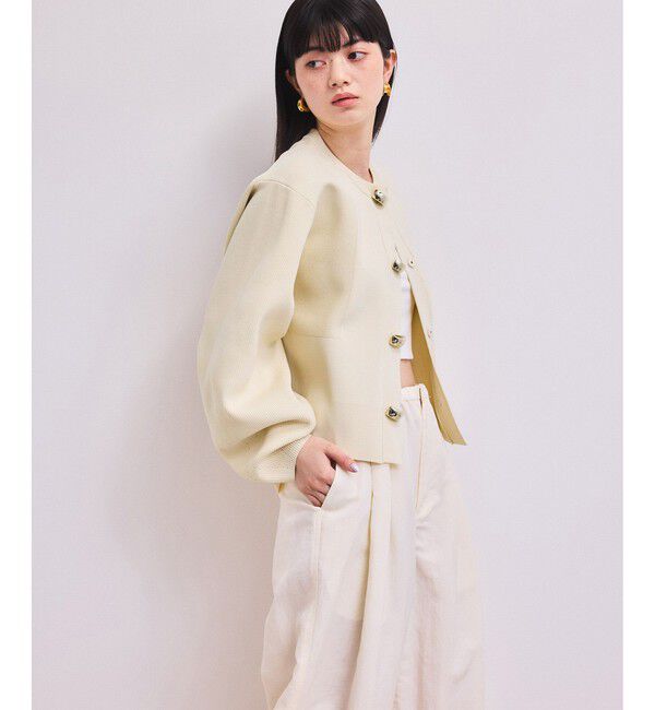 ADAM ET ROPE'「【WEB限定】・【サステナブル】セレクトネックカーディガン」|カーディガン|
