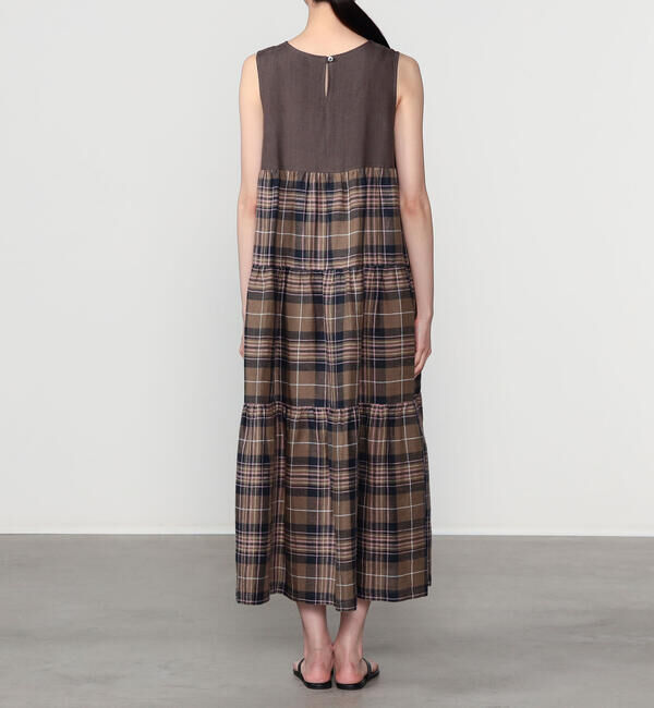 ONEIL OF DUBLIN「O'NEIL OF DUBLIN | リネン ティアードワンピース WOMEN」|ワンピース|