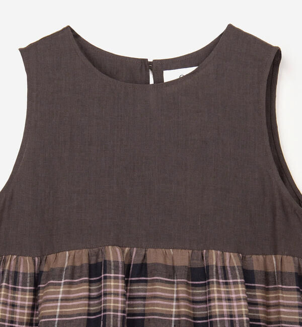 ONEIL OF DUBLIN「O'NEIL OF DUBLIN | リネン ティアードワンピース WOMEN」|ワンピース|