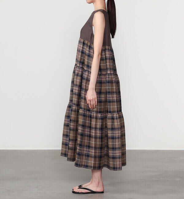 ONEIL OF DUBLIN「O'NEIL OF DUBLIN | リネン ティアードワンピース WOMEN」|ワンピース|