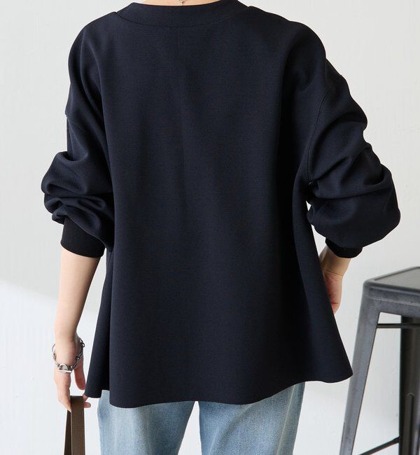  「《WEB限定/体型カバー/再入荷》メタル釦ジョーゼットカーディガン」|Tシャツ・カットソー|