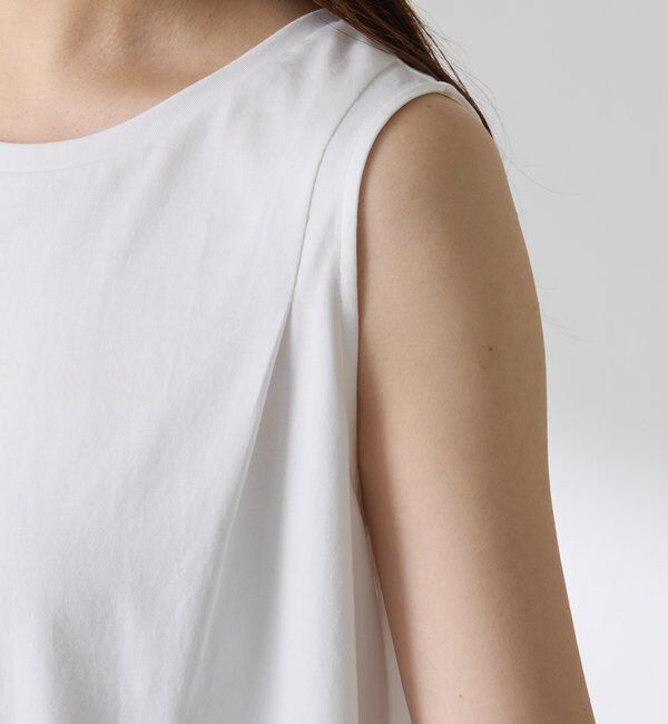  「【レイヤードアイテムにも使える】レースアシメタンクトップ」|Tシャツ・カットソー|