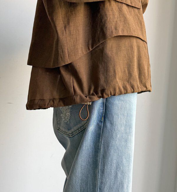  「ドロストショートブルゾン」|ブルゾン・スタジャン|