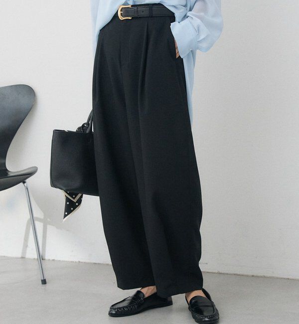  「【ローヒール/3サイズ展開】ギャザーローファー」|その他|